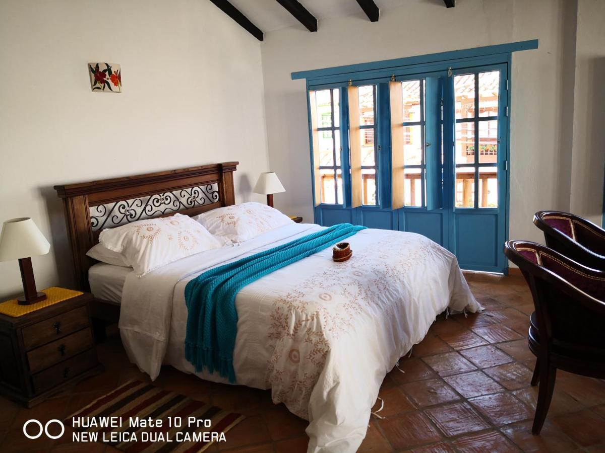 Casa Azul Leyva Villa Villa de Leyva Bagian luar foto